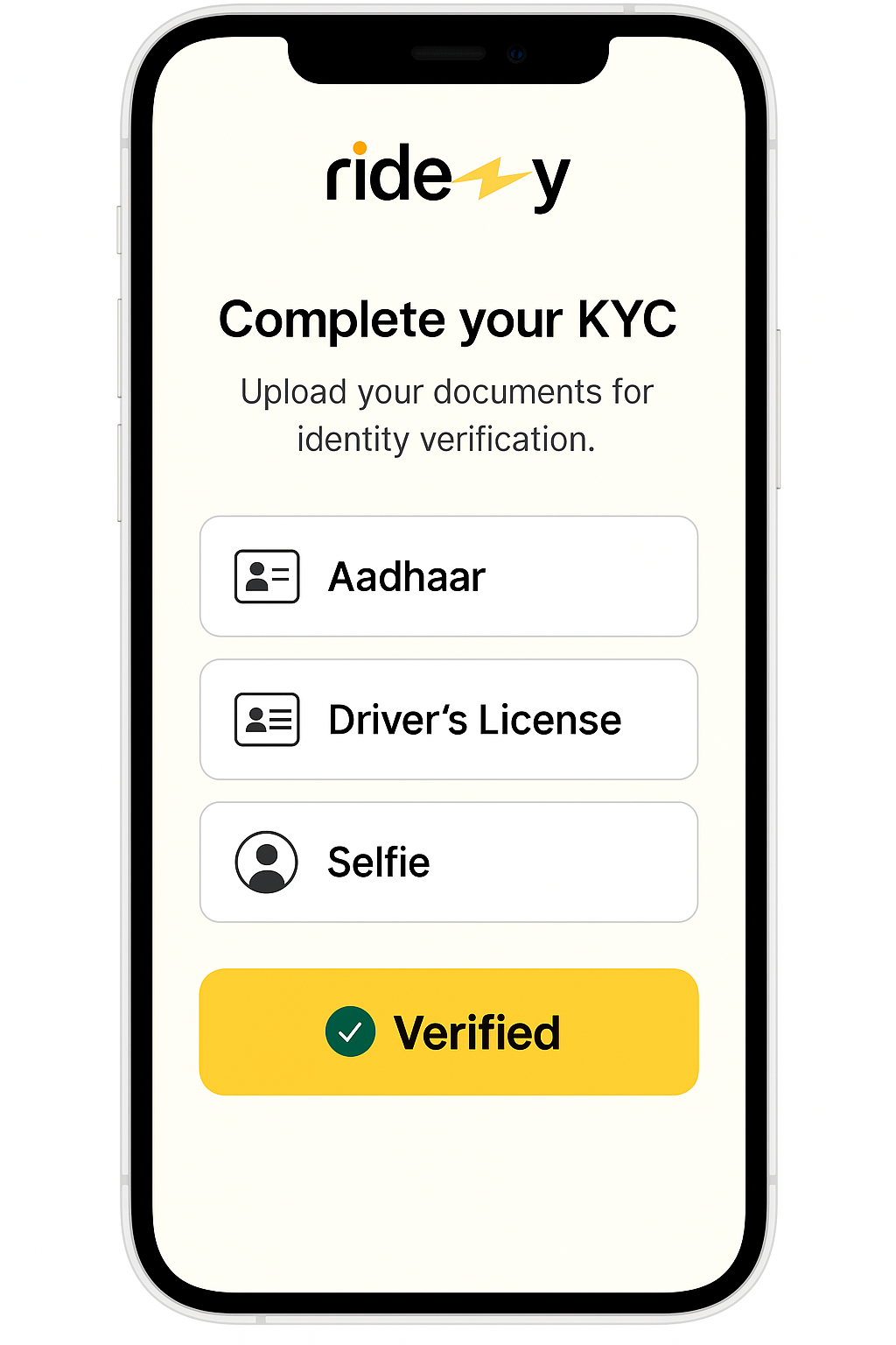 App screen