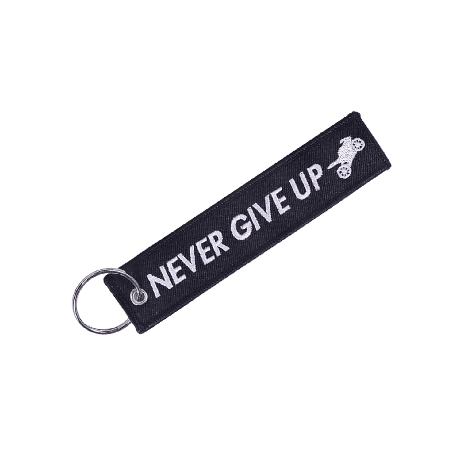 NEVER GIVE UP | MOTORCYCLE KEYCHAIN - Riders Lust